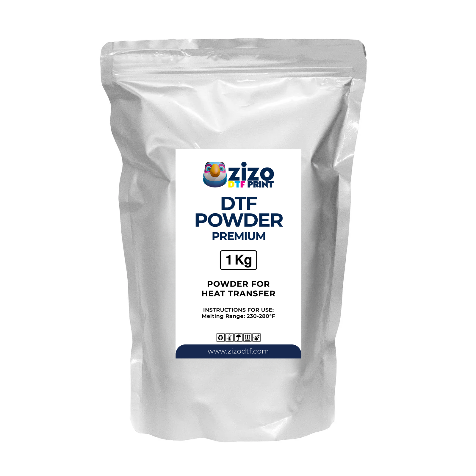 DTF TRANSFER POWDER - 1 KG - Zizodtf