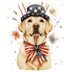 Fourth of July Dog Design-15