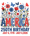 250TH Birthday | DTF Transfer Ready to Press | Patriotic Heat Transfer