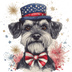 Fourth of July Dog Design-2