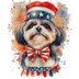 Fourth of July Dog Design-3