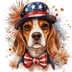 Fourth of July Dog Design-30