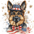 Fourth of July Dog Design-5
