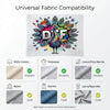 Faith Over Fear with Heart | DTF Transfer Ready to Press | Inspirational Heat Transfer