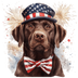 Fourth of July Dog Design-8