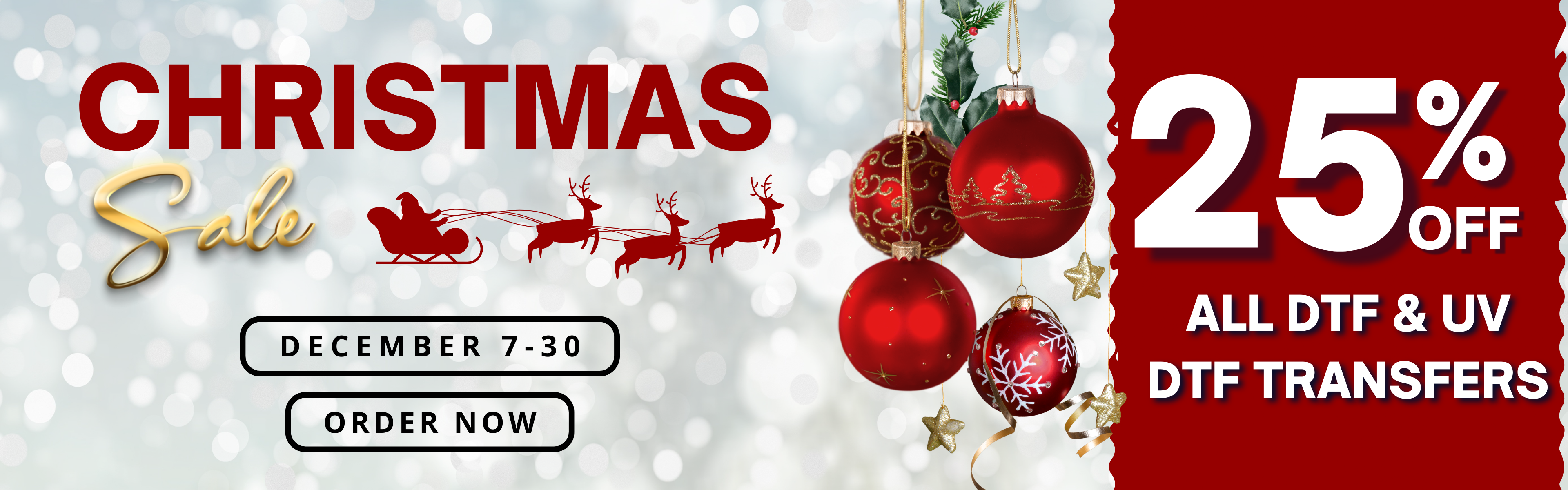 Zizo DTF Christmas sale coupon for DTF transfers