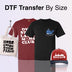 DTF Transfers By Size