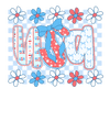 Preppy USA | DTF Transfer Ready to Press | Patriotic Heat Transfer