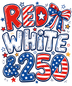 Red White 250Y | DTF Transfer Ready to Press | Patriotic Heat Transfer