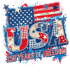 USA 250 Years Patchwork| DTF Transfer Ready to Press | Patriotic Heat Transfer