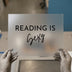 Reading Is Sexy Quote | DTF Transfer Ready to Press | Motivational Script Heat Transfer