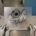 Camera Photo Doodle | DTF Transfer Ready to Press | Artistic Heat Transfer