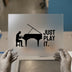 Pianist Just Play It | DTF Transfer Ready to Press | Musical Instrument Heat Transfer