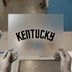 Kentucky Arch Text | DTF Transfer Ready to Press | Collegiate Style Heat Transfer