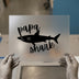 Papa Shark | DTF Transfer Ready to Press | Family Fun Heat Transfer