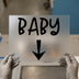 Baby Announcement | DTF Transfer Ready to Press | Pregnancy Reveal Heat Transfer