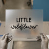 Little Wildflower | DTF Transfer Ready to Press | Cute Script Heat Transfer