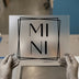 Minimalist 'MINI' Text | DTF Transfer Ready to Press | Modern Line Art Heat Transfer