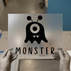 Cute One-Eyed Monster | DTF Transfer Ready to Press | Quirky Heat Transfer