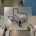 Texas Cactus Outline | DTF Transfer Ready to Press | Southwestern Heat Transfer