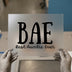BAE Best Auntie Ever | DTF Transfer Ready to Press | Sentimental Text Heat Transfer