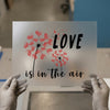 Love Is In The Air | DTF Transfer Ready to Press | Romantic Dandelion Heat Transfer