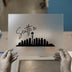 Seattle Skyline & Script | DTF Transfer Ready to Press | Cityscape Heat Transfer