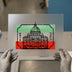 Rome Italy St. Peter's Basilica | DTF Transfer Ready to Press | Distressed Travel Heat Transfer