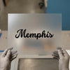 Memphis Script DTF Transfer Ready to Press | Custom Cursive Heat Transfer