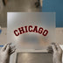 Chicago Arch Text | DTF Transfer Ready to Press | Collegiate Heat Transfer