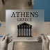 Athens Greece Parthenon | DTF Transfer Ready to Press | Iconic Landmark Heat Transfer