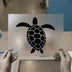Sea Turtle Design | DTF Transfer Ready to Press | Simple Coastal Heat Transfer
