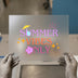 Summer Vibes Only | DTF Transfer Ready to Press | Tropical Retro Heat Transfer