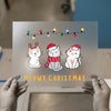 Meowy Christmas Kittens | DTF Transfer Ready to Press | Kawaii Festive Heat Transfer