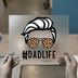 Dad Life Hair Glasses | DTF Transfer Ready to Press | Leopard Print Heat Transfer