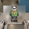 Trouble Panda | DTF Transfer Ready to Press | Cartoon Cozy Heat Transfer