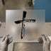 Cross John 3:16 | DTF Transfer Ready to Press | Brush Stroke Heat Transfer