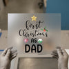 First Christmas As Dad | DTF Transfer Ready to Press | Celebratory Heat Transfer