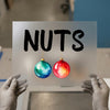 Nuts Christmas Ornaments | DTF Transfer Ready to Press | Humorous Holiday Heat Transfer