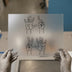 Numbers Hand Gestures | DTF Transfer Ready to Press | Outline Heat Transfer