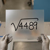 Square Root | DTF Transfer Ready to Press | Math Humor Heat Transfer