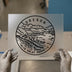 Oregon Landscape DTF Transfer | Ready to Press | Minimalist Line Art Heat Transfer