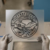 Tennessee Agriculture Seal | DTF Transfer Ready to Press | Vintage Outline Heat Transfer