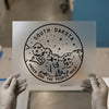 South Dakota Mount Rushmore | DTF Transfer Ready to Press | Iconic State Heat Transfer