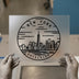 New York Excelsior Skyline | DTF Transfer Ready to Press | Minimalist Cityscape Heat Transfer
