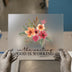 Floral Scripture | DTF Transfer Ready to Press | Watercolor Design Heat Transfer