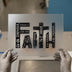 Faith Scripture Grunge | DTF Transfer Ready to Press | Inspirational Heat Transfer