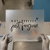 Not Perfect Just Forgiven | DTF Transfer Ready to Press | Motivational Script Heat Transfer