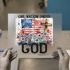 One Nation Under God | DTF Transfer Ready to Press | Patriotic Faith Heat Transfer