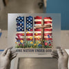 One Nation Under God | DTF Transfer Ready to Press | Patriotic Christian Heat Transfer